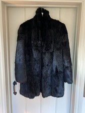 Vintage Black coney fur coat