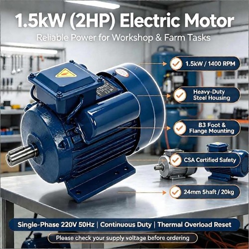 Electric motor 220 single - electric,