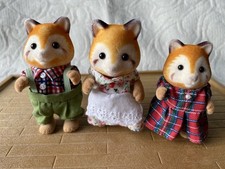 Sylvanian Families Robinson Red Panda Family of 3 