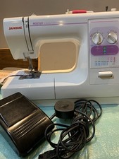 Janome MS2522 Sewing Machine Serviced and Foot Pedal Cover Full Working Ordered