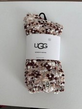 UGG Women’s Cozy Crew Socks Nightfall Brown Multicolour One Size 