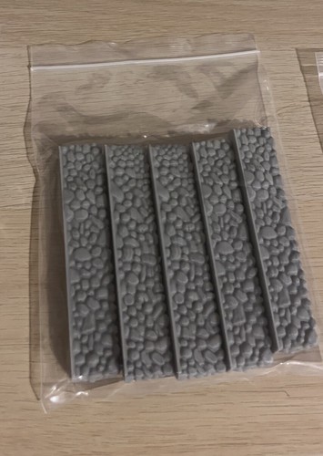 Rubble stone wall 28mm - rubble, x