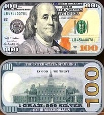 5 x 1 gram 999 Silver Bar