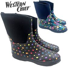 LADIES WOMENS FESTIVAL RAIN WARM WINTER WELLIES WELLINGTON GARDEN WALKING BOOTS