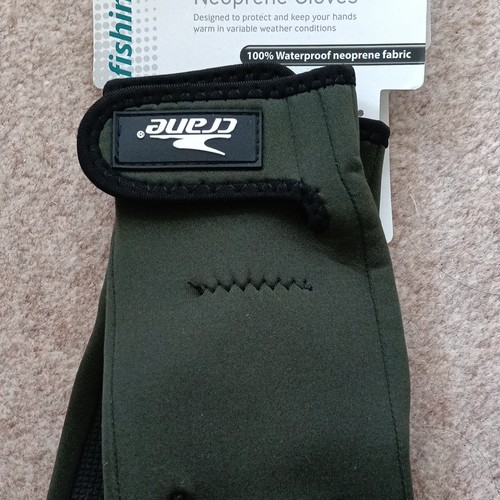 Crane neoprene fishing gloves - neoprene,