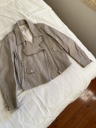Acne studios leather jacket - acne,