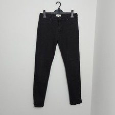 Reiss Tahiti Jeans Mens W32 Slim Fit Black Stretch Cotton Denim