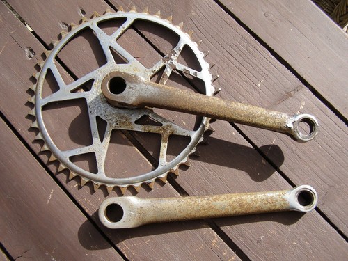 Bsa piled arms chainset - bsa,