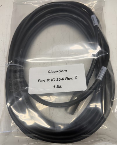 Clear com 25 ft 6 - ic-25-6,,