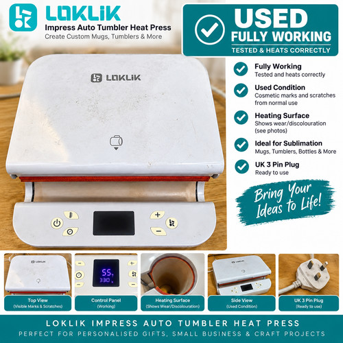 Loklik auto tumbler heat press - auto,