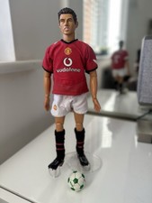 Retro Manchester United Cristiano Ronaldo 7 Action Figure  Vodafone Football