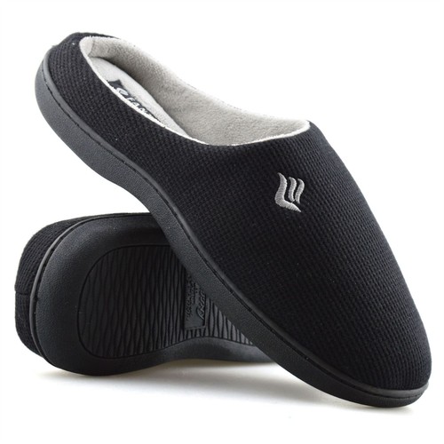 Mens memory foam warm fleece - memory,