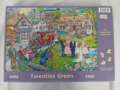 Jigsaw puzzle all - pieces, house