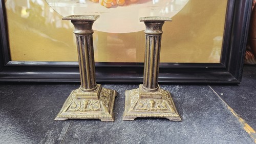 Antique brass doric column - doric,