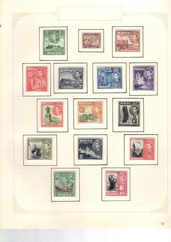 Malta 1938 george 6th - malta, 1938-43
