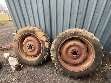 Leyland 262 Tracor Parts Rear Wheels And Tyres 36 Inch Pair Twin Wheels