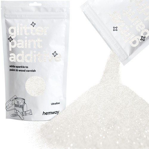 Glitter for paint white - for,