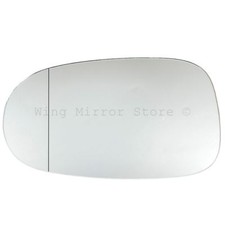 Left Passenger Side WIDE ANGLE WING DOOR MIRROR GLASS For Nissan Almera 2000-06