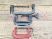 Vintage Engineers Metalworking G Clamps Selection