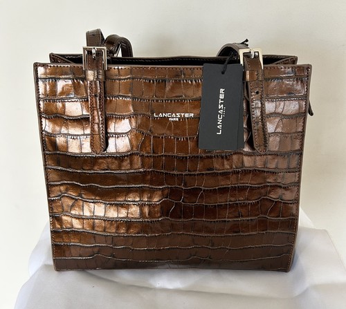 Lancaster paris croco - lancaster, embossed