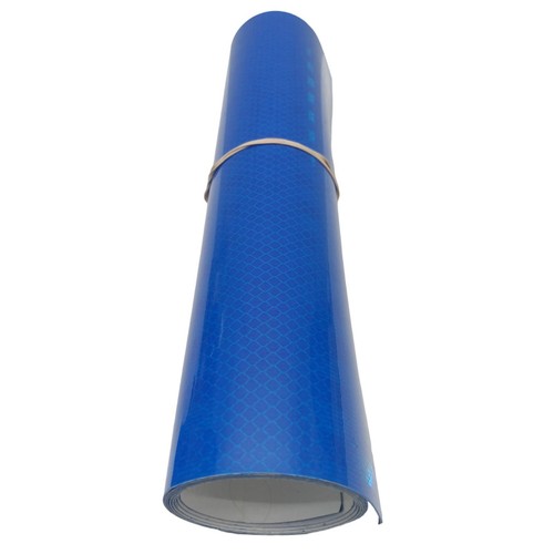 Blue diamond reflector sign - blue,