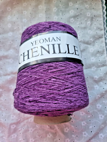 Vintage yeoman chenille purple - yeoman,
