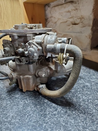 Twin choke webber carburettor - choke,