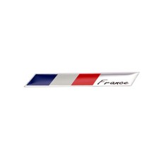1Pc 3D French Flag Sticker