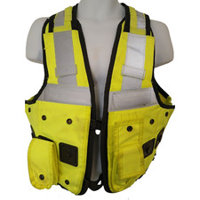Aegis Tactical Vest Hi Viz Vis Buddy-Lok Integrated Pouches Police Security F-2