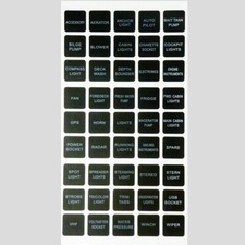 45x Rocker Switch Label