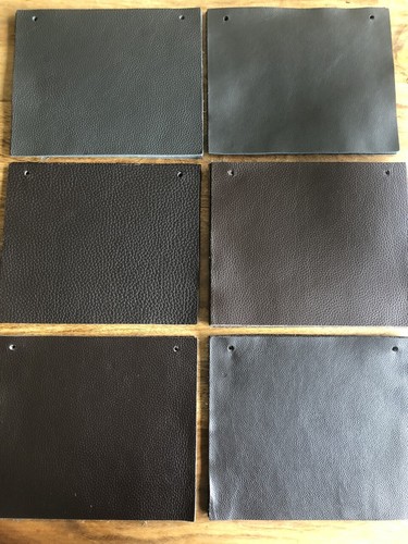Large leather pieces - leather, various