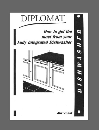 Diplomat dishwasher adp8234 - diplomat,