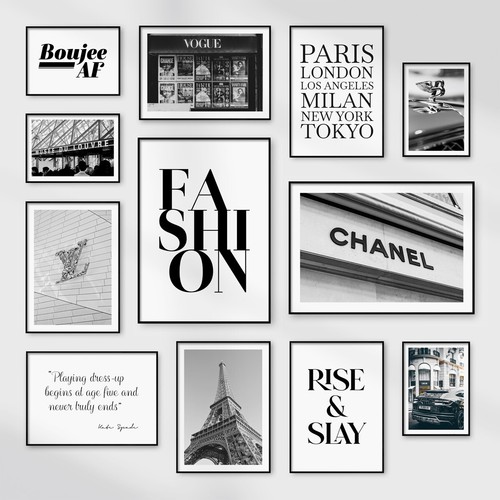 Fashion designer posters - designer,