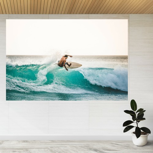Surfer riding waves bali - riding,