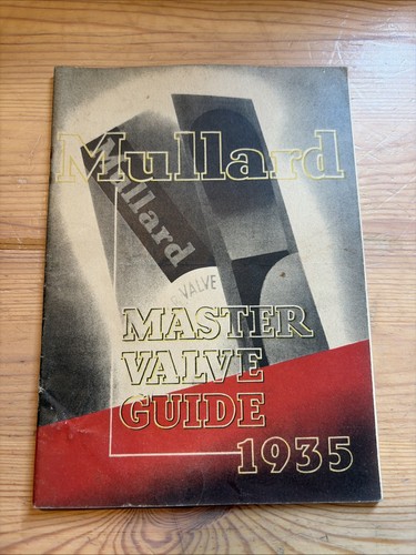1935 mullard master - mullard, valve