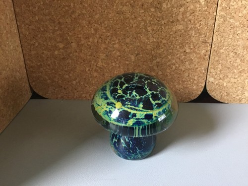 Mdina signed green glass - a,