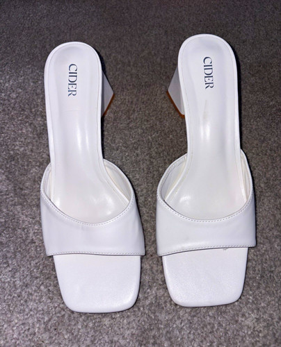 Cider women white square toe - cider,