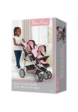 Silver Cross Twin Wave Baby Doll Double Stroller 