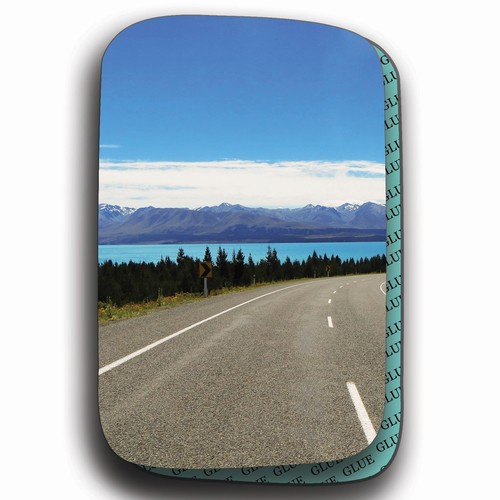 Blue left driver - driver, mirror