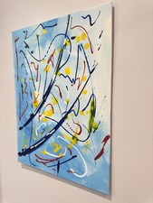 Hand Painted Abstract Art