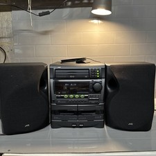 JVC MX-D4T Tuner Component Amp 3 Disc CD Player Works Hi Fi System Tape Issue