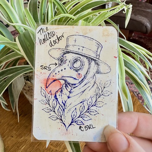 Original aceo plague - original, doctor