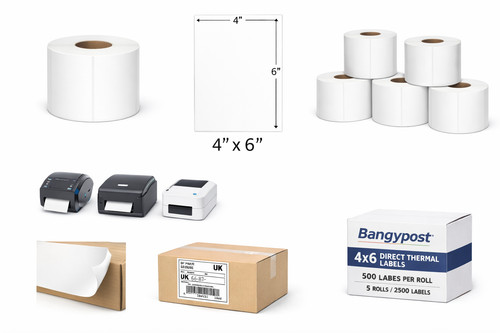 4x6 direct thermal shipping - 4x6,