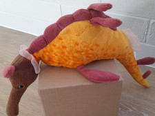 Quality Soft Toy  K&M Seahorse Plush 35cm Nose to Tail In Beautiful Colours 2002