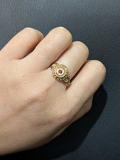 Victorian 9ct Gold Ruby And