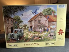 Big 500 Farmer’s Wife Jigsaw House Of Puzzles 500 Large Pieces Jigsaw Puzzle