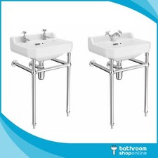 Traditional chrome washstand - traditional,