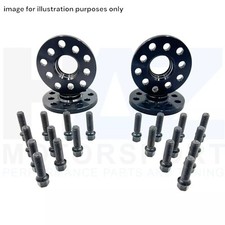 Black Wheel Spacers 12mm /