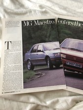 MG Maestro Turbo v Peugeot 309 GTi road test Autocar May 1989