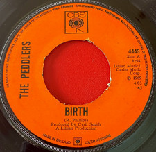The Peddlers Birth 7" UK ORIG